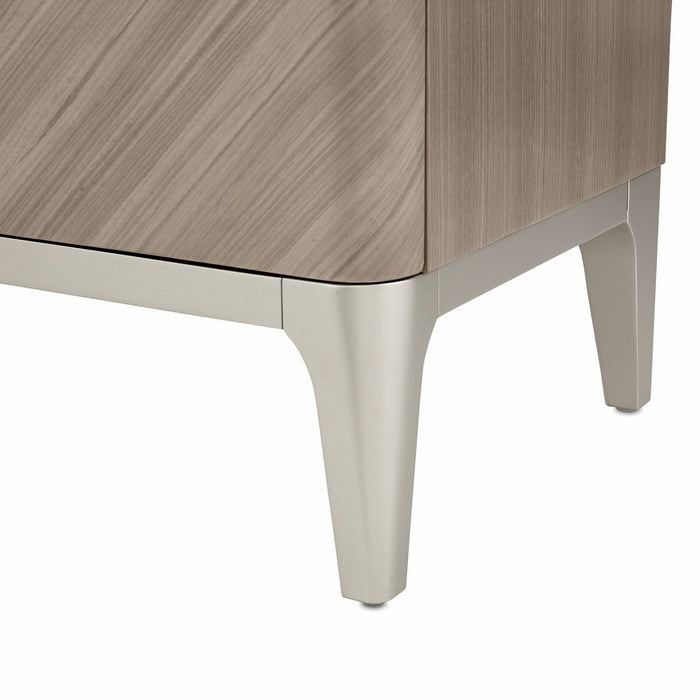 AICO Furniture - Lanterna Highboy Chest in Silver Mist - 9032070-823 - GreatFurnitureDeal