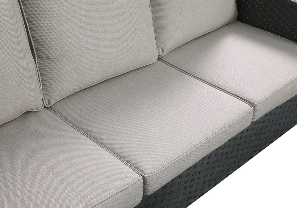 GFD Home - outdoor wicker sectional sofa set 1S+1S+3S+3S00 - GreatFurnitureDeal