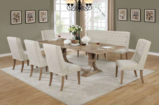 Mariano Furniture - D37 - 7 Piece Dining Table Set - BQ-D37 7pc