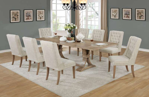 Mariano Furniture - D37 - 9 Piece Dining Table Set - BQ-D37 9pc - GreatFurnitureDeal