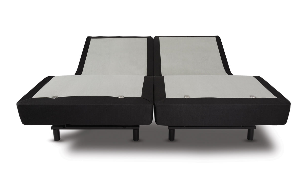 GFD Home - S86 InMotion Silver Power Base Split Queen Bed Frame,Base 30x80x6 - GreatFurnitureDeal