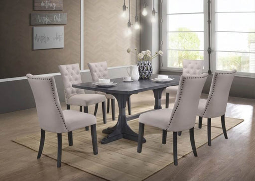 Mariano Furniture - D44 - 7 Piece Dining Table Set - BQ-D44D7 - GreatFurnitureDeal