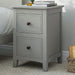 GFD Home - Gray Solid Wood 5 Pieces Queen Bedroom Sets(bed+nightstand*2+chest+dresser）NEW - GreatFurnitureDeal