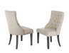 Mariano Furniture - D82 Side Chair, S-2 in Beige - BQD82-SC - GreatFurnitureDeal