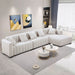 L-Shape Sectional Sofa with Deep Tufted Velvet Upholstered Right Chaise Modular Sofa  beige - GreatFurnitureDeal