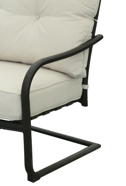 GFD Home - Spring Chair, Canvas Natural, Set of 2 - GreatFurnitureDeal