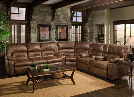 Franklin Furniture - Dakota Sectional Set In Smokey - 596-SEC