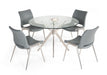 VIG Furniture - Modrest Dallas - Modern Brushed Stainless Steel Dining Table - VGHR7038-BSS - GreatFurnitureDeal