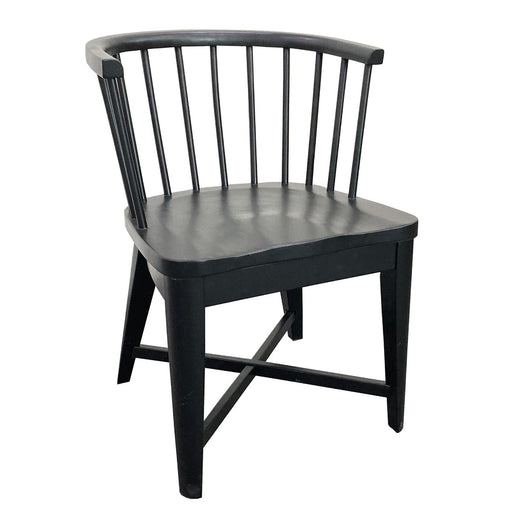 Parker House - Americana Modern Dining Chair Barrel Set Of 2 - DAME#2118-BLK - GreatFurnitureDeal