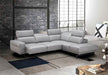 J&M Furniture - Davenport Light Grey Sectional in Right Facing - 17981-RHFC - GreatFurnitureDeal