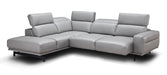 J&M Furniture - Davenport Light Grey Sectional in Left Facing - 17981-LHFC - GreatFurnitureDeal