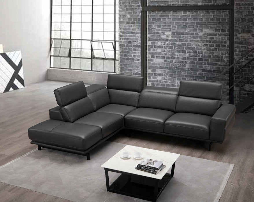 J&M Furniture - Davenport Slate Grey Sectional in Left Facing - 18875-LHFC
