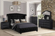 GFD Home - Sophia King Bed Black - GreatFurnitureDeal