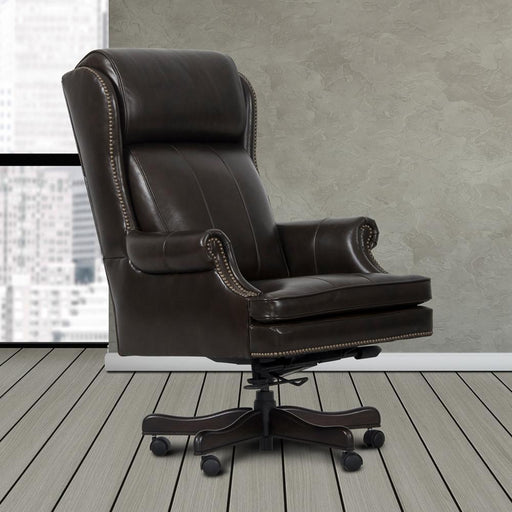 Parker Living - Pacific Brown Leather Desk Chair - DC#105-PBR - GreatFurnitureDeal