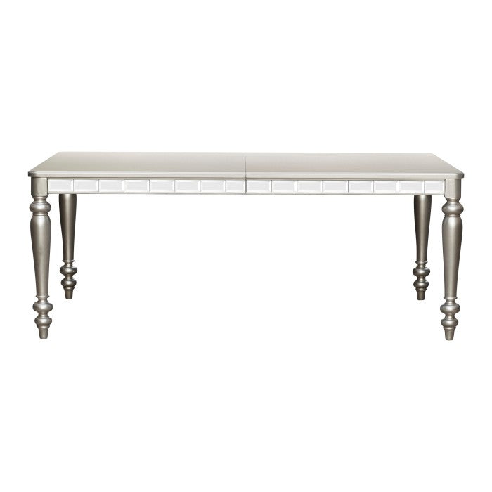 Homelegance - Orsina Silver Extendable Dining Table - 5477N-96 - GreatFurnitureDeal