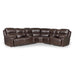GFD Home - Timo Top Grain Leather Modular Power Sectional Sofa | Adjustable Headrest | Cross Stitching | Sectional 4 - GreatFurnitureDeal
