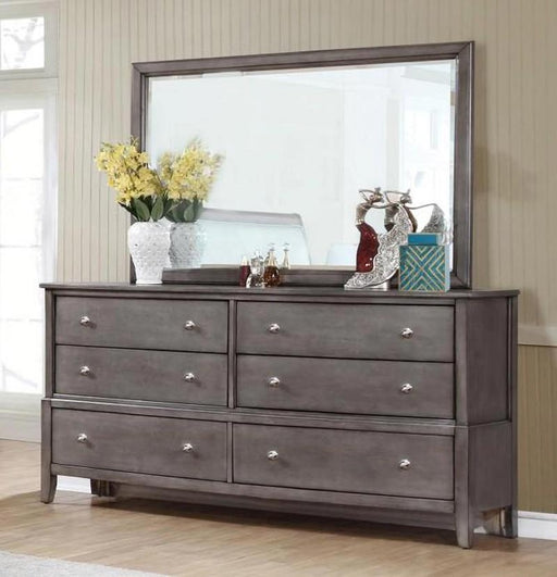 Myco Furniture - Desby Dresser with Mirror - DE720-DR-M - GreatFurnitureDeal