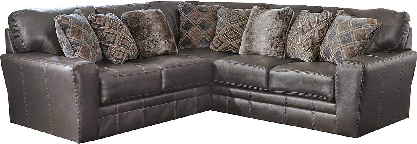 Jackson Furniture - Denali 3 Piece Left Facing Sectional Sofa in Steel - 4378-46-72-59-STEEL - GreatFurnitureDeal