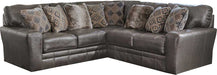 Jackson Furniture - Denali 3 Piece Right Facing Sectional Sofa with 50" Cocktail Ottoman in Steel - 4378-42-62-59-28-STEEL - GreatFurnitureDeal