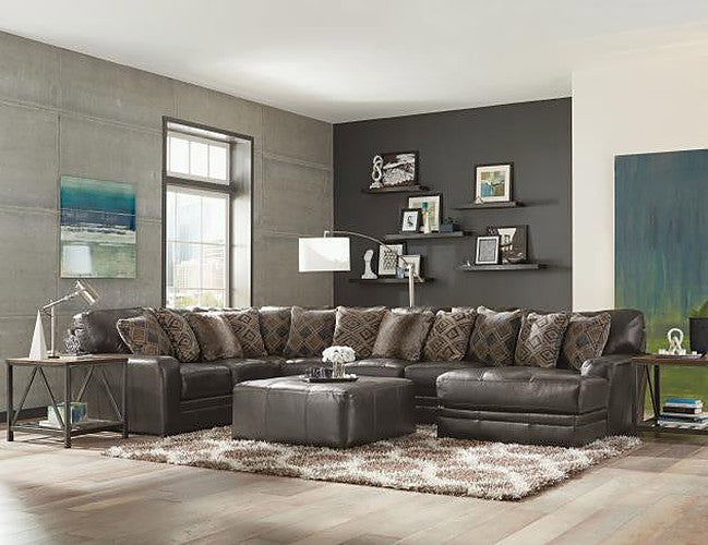 Jackson Furniture - Denali 3 Piece Sectional Sofa in Steel - 4378-62-72-30-STEEL - GreatFurnitureDeal