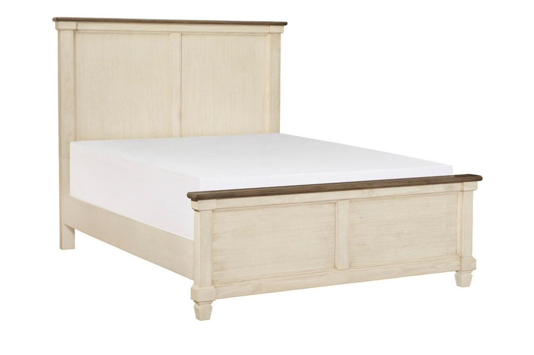 Homelegance - Weaver Queen Bed in Antique White - 1626-1*