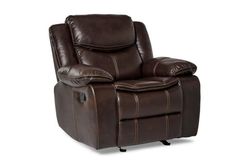 Homelegance - Bastrop Glider Reclining Chair - 8230BRW-1 - GreatFurnitureDeal