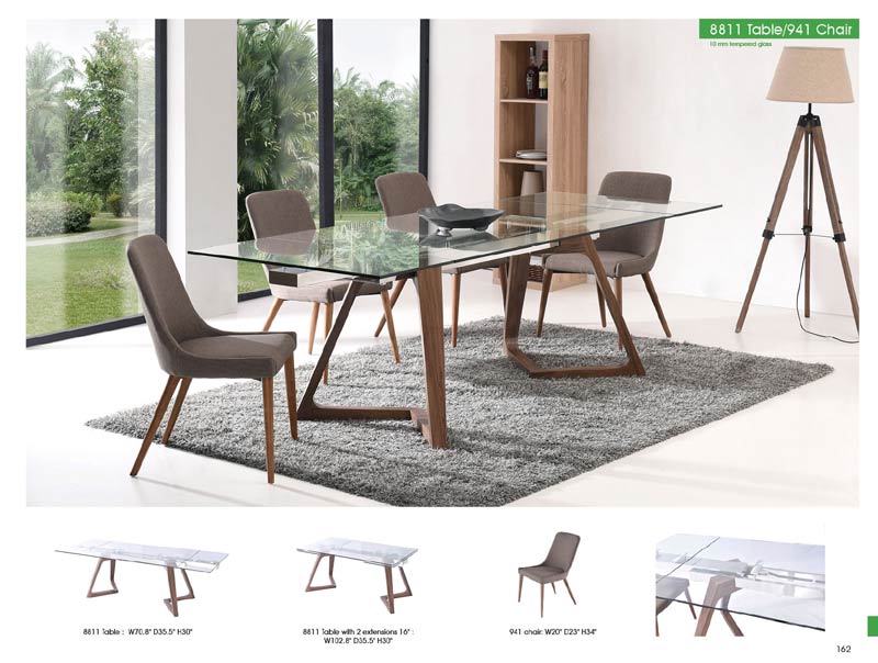 ESF Furniture - 8811 Table and 941 Chairs - 8811 Table and 941 Chairs