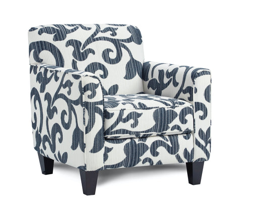 Southern Home Furnishings - Truth or Dare Salt Accent Chair - 25-02 Sonata Navy - GreatFurnitureDeal