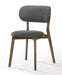 VIG Furniture - Modrest Donald Modern Dark Grey & Walnut Dining Chair (Set of 2) - VGMAMI-966-X - GreatFurnitureDeal