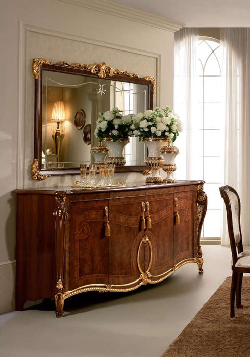 ESF Furniture - Arredoclassic Italy Donatello 4-Door Buffet with Mirror - DONATELLO4BM - GreatFurnitureDeal