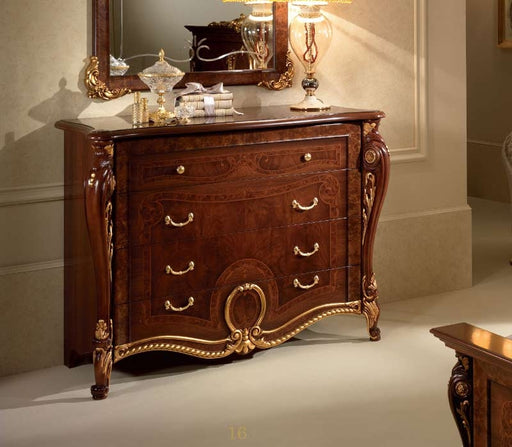 ESF Furniture - Arredoclassic Italy 4 Drawers Dresser - DONATELLODRESSER - GreatFurnitureDeal