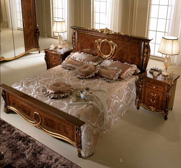 ESF Furniture - Arredoclassic Italy Donatello Queen Bed - DONATELLOBEDQ.S.