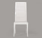 VIG Furniture - 9007 - Contemporary White Leatherette Dining Chairs (Set of 2) - VGGU9007CH-WHT - GreatFurnitureDeal