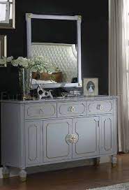 Acme Furniture - House Marchese Dresser with Mirror in Pearl Gray - 28865DM - GreatFurnitureDeal