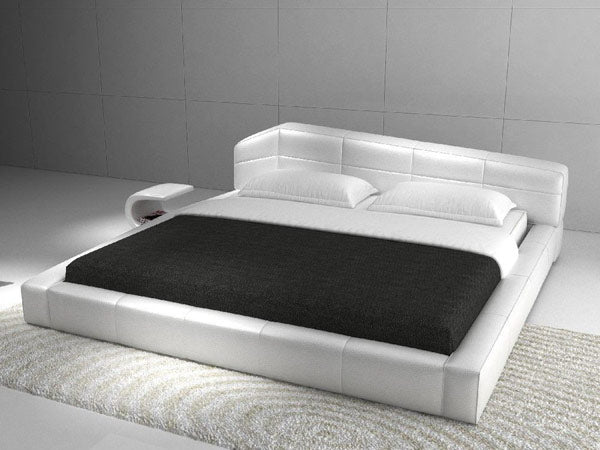 J&M Furniture - Dream White Eastern King Platform Bed - 17835-K - GreatFurnitureDeal