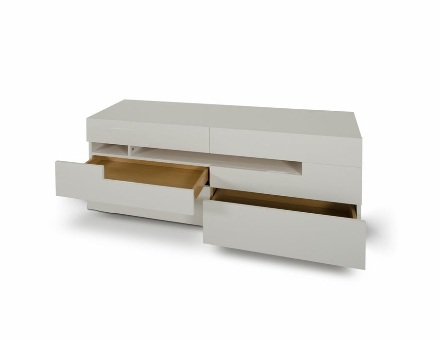 VIG Furniture - Modrest CG05D - Modern LED White Lacquer Dresser - VGWCCG05D-WHT
