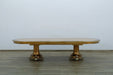 European Furniture - Emperador 11 Piece Dining Room Set in Black and Gold - 42034-11SET - GreatFurnitureDeal