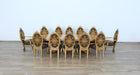 European Furniture - Emperador Arm Chair Set of 2 in Black and Gold - 42034-AC - GreatFurnitureDeal