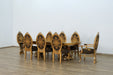 European Furniture - Emperador 7 Piece Dining Room Set in Black and Gold - 42034-7SET - GreatFurnitureDeal