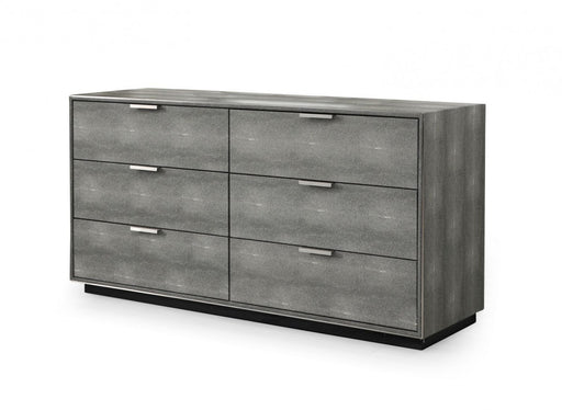 VIG Furniture - Modrest Dynasty Modern Shagreen Dresser - VGVCJ2108-D-GRY-DRS - GreatFurnitureDeal