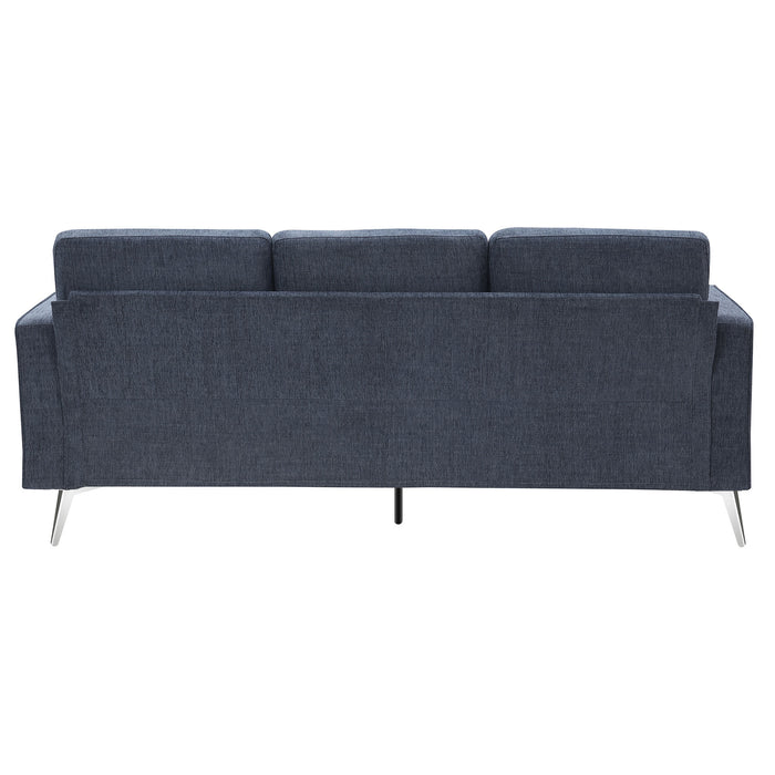 GFD Home -[VIDEO provided] [New]Modern 3-Piece Sofa Sets with Sturdy Metal Legs,Chenille Upholstered Couches Sets Including 3-Seat Sofa, Loveseat and Single Chair for Living Room Furniture Set (1+2+3 Seat) - GreatFurnitureDeal