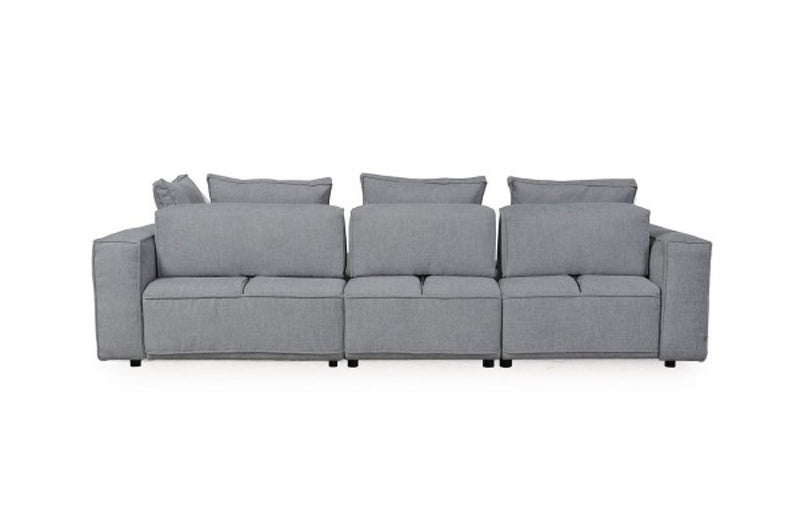 Moroni - Josie 3 Piece Sectional Sofa in Light Grey - 297SC1224A - GreatFurnitureDeal