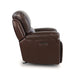 Timo Top Grain Leather Power Recliner | Glider Recliner Chair | Adjustable Headrest | Cross Stitching - GreatFurnitureDeal