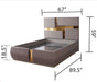 GFD Home - Lorenzo Queen Bed - GreatFurnitureDeal