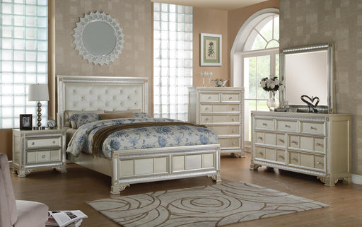Myco Furniture - Gracie King Bed in Champagne - GR545-K - GreatFurnitureDeal