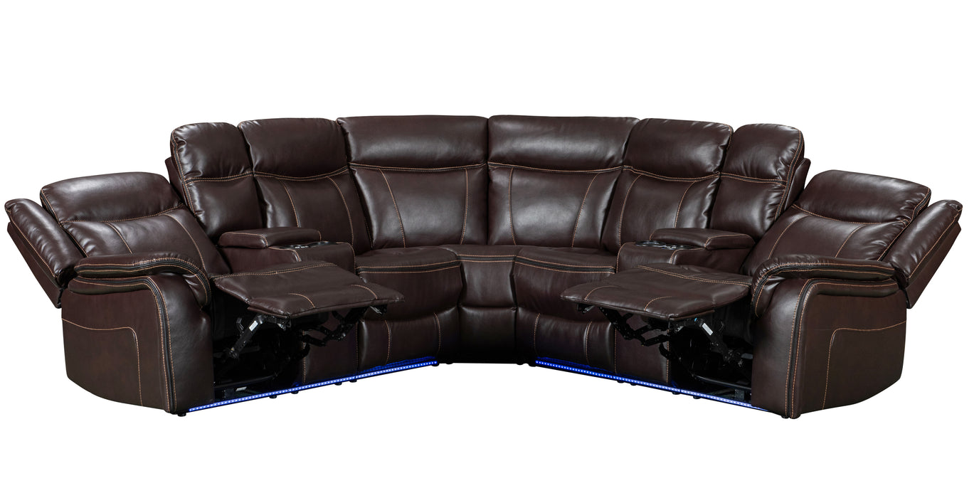 Recliner Sectional Sofa Set