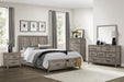 Homelegance - Bainbridge 6 Piece Queen Bedroom Set in Weathered Gray - 1526-1-6SET - GreatFurnitureDeal