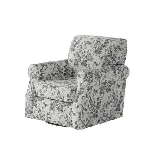 Southern Home Furnishings - Freesia Denim Swivel Chair in Blue - 602S-C Freesia Denim - GreatFurnitureDeal
