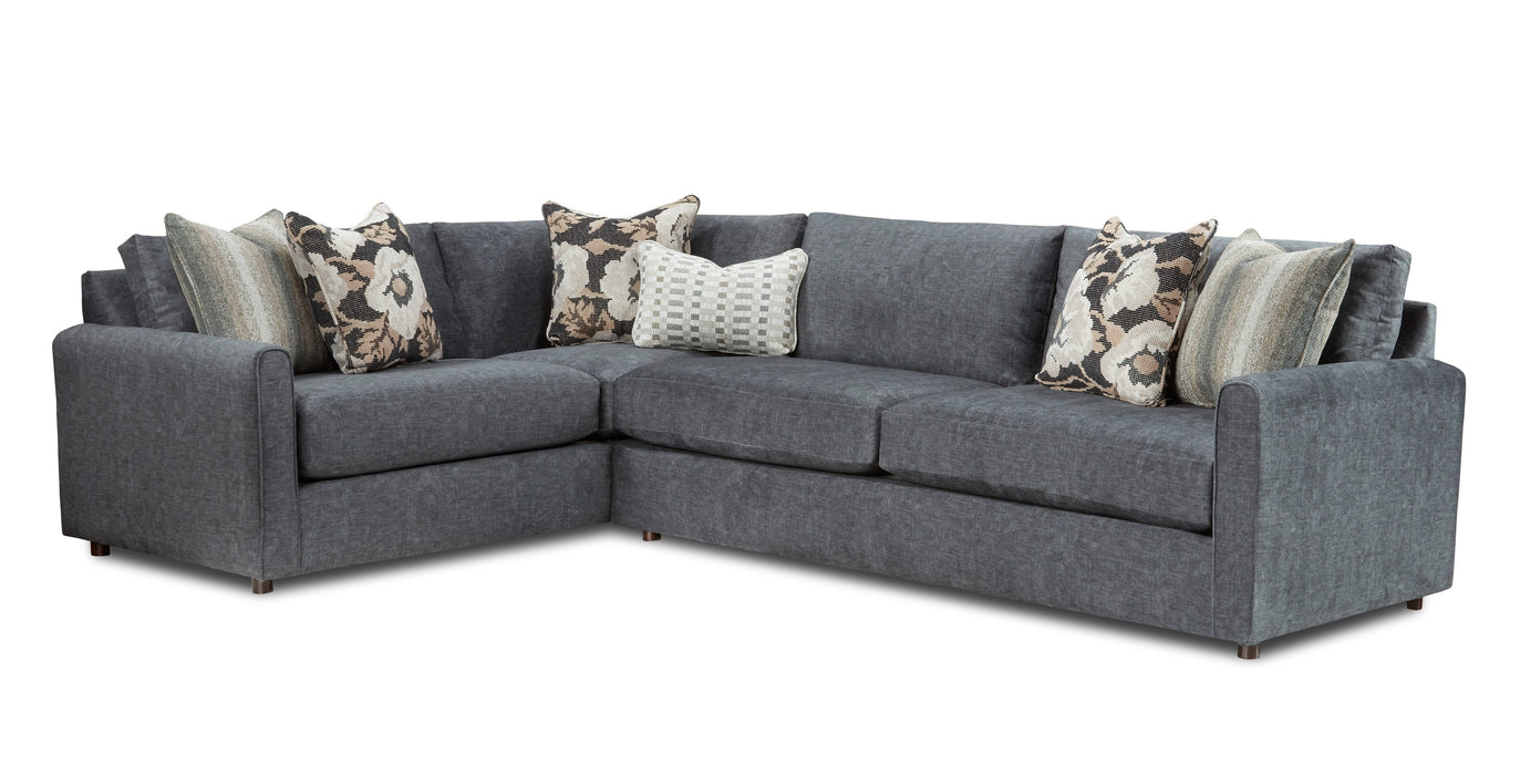 Southern Home Furnishings - Argo Ash Sectional in Grey - 7001-31R, 33L Argo Ash - GreatFurnitureDeal