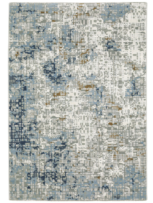 Oriental Weavers - Easton Blue/ Ivory Area Rug - 011E3 - GreatFurnitureDeal